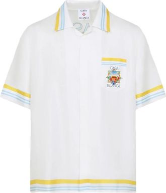 Casablanca Camp-collar Printed Shirt