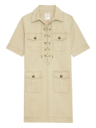 Zadig&Voltaire Record shirt dress - Neutrals