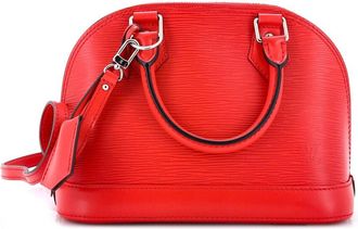 Louis Vuitton Red Epi Leather Alma Bb (Authentic Pre-Loved)