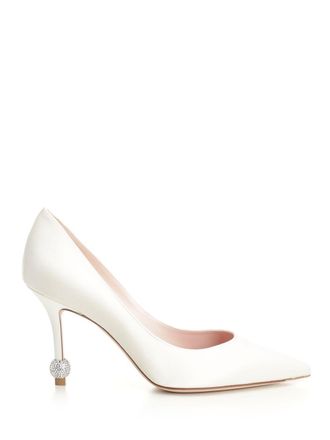 Roger Vivier Jewel Heel Decollete Bianco-Donna