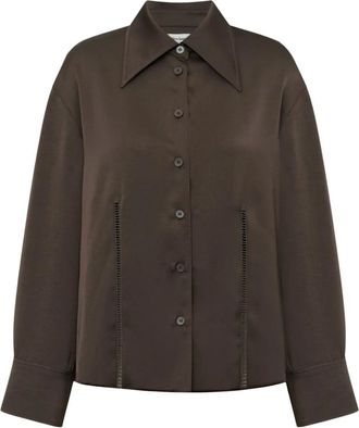 Lollys Laundry Camisas - Blouses & Shirts - Mujer - Marr&oacute;n - M