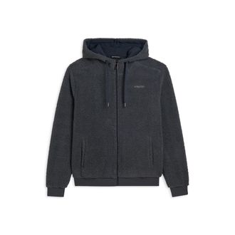 Freddy Felpa in pile sherpa con cappuccio in jersey