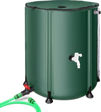 OEM [french Days]r&eacute;servoir DEau De Pluie De 160 L,&eacute;servoir DEau De Pluie Pliable Pour Le Jardin, Collecteur DEau De Pluie Avec Couvercle Et Robinet, Prote