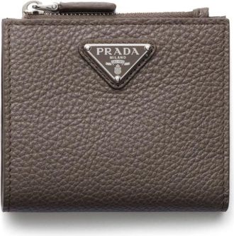 Prada Portafoglio in pelle - Grigio