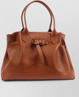 Ballantyne calf leather top handle tote bag