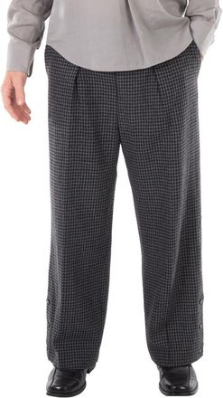 Nanushka Wilco Houndstooth Trousers, Size X-Large