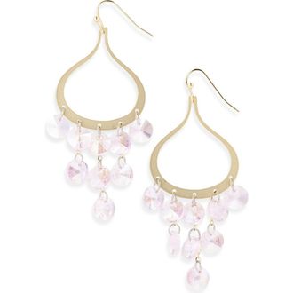Tasha Beaded Drop Earrings in Gold/Pink at Nordstrom Rack
