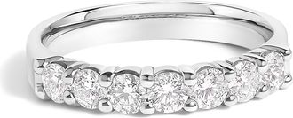 House of Brilliance 14K Gold 3/4 Cttw Diamond 7 Stone Band Ring