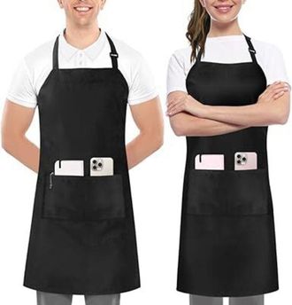 OEM Set Da 2 Grembiuli Da Cucina Regolabili Con 2 Tasche -crezuo