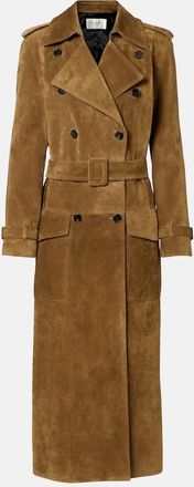 Saint Laurent Trench in suede