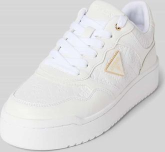 Guess Sneaker mit Logo-Applikation Modell Miram in Weiss, Gr&ouml;&szlig;e 36