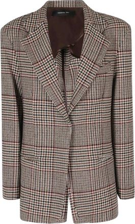 Federica Tosi Mujer, Chaquetas, Marr&oacute;n, Talla: M