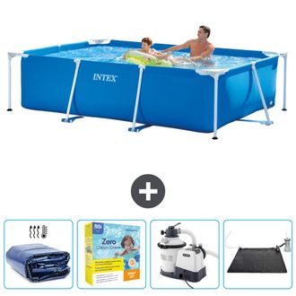 Intex Piscina Con Estructura Rectangular - 260x160x65 Cm - 7-piezas Scb69