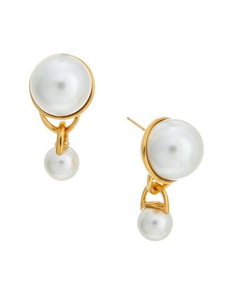Oscar De La Renta Oscar De La Renta Pearl Drop Earrings