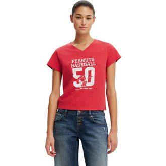 Cotton On Womens The Lcn V Neck Original Graphic Tee in Lcn Pea Snoopy 50 Vintage at Nordstrom, Size Xx-Small