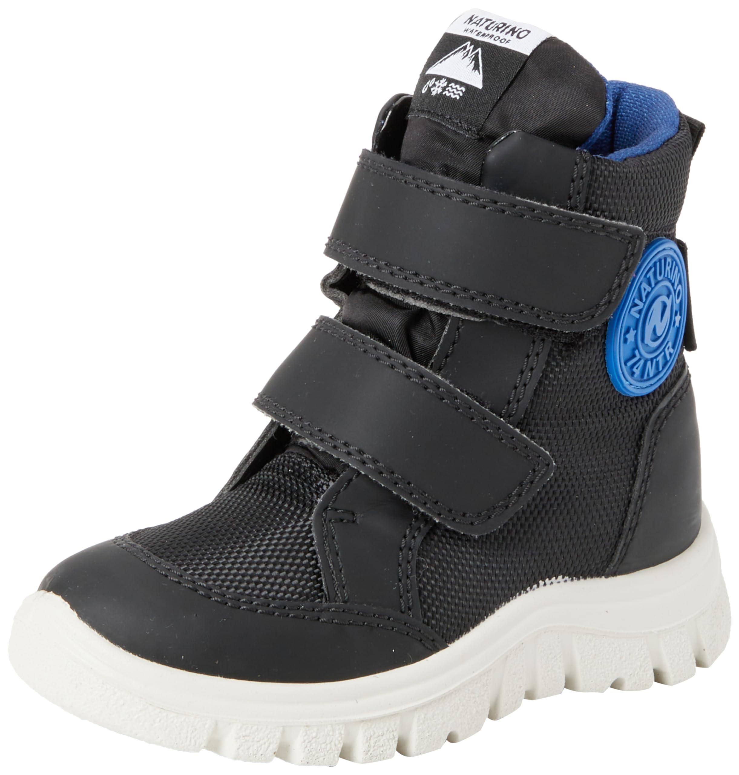Naturino Jungen Sandalen Aus Leder – Plateau-Sandalen Mit Klettverschluss, Rutschfeste Sohle