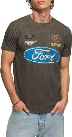 Lucky Brand Ford Racing Cotton Blend Graphic T-Shirt in Dark Gull Gray at Nordstrom, Size Xx-Large