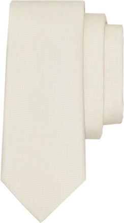 Ferragamo Mens Micro-Textured Silk Tie