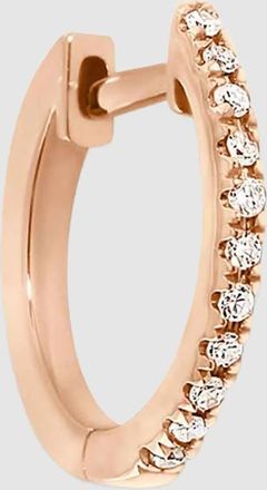 Vanrycke Créole Officiel Semi-Pavée S Diamants Or Rose (vendue à lunité)