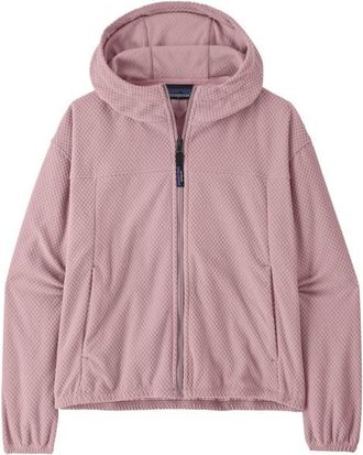 Patagonia Textured Fleece Hoody Fleecejacke f&uuml;r Damen | rosa