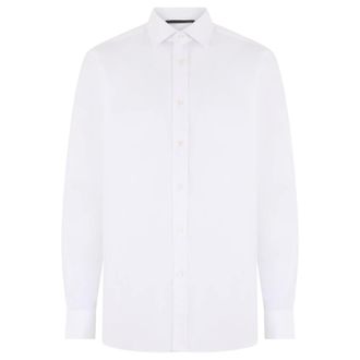 HUGO BOSS Heren, Overhemden, Wit, Maat: XL Katoen