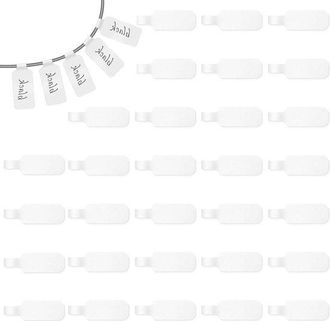 OEM Etiquetas Adhesivas Para Cables, Tama&ntilde;o Grande Para Organizar E Identificar Tus Cables, Reutilizables, Vers&aacute;tiles, 35 Piezas, De Colores