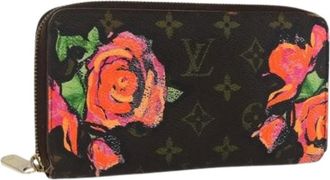 Louis Vuitton Pre-owned Wallets, female, Brown, Size: ONE SIZE Pre-owned Canvas Wallet