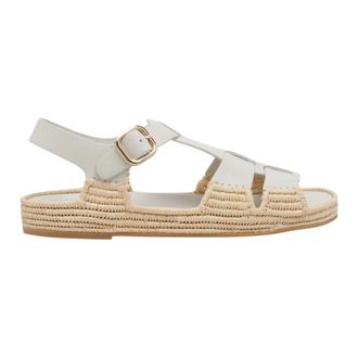 Paloma Barcel&oacute; Schoenen, Dames, Wit, 36 EU, Leer, Yuka Calidis Sandaal