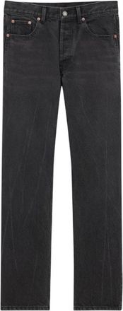 Saint Laurent Black Denim Loose-Fit Jeans, Waist Size 33