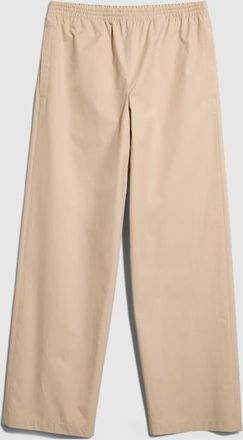 Gucci Cotton Poplin Pants, Size 44, Beige, Ready-to-wear