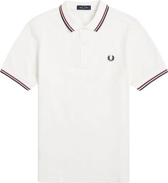 Fred Perry M3600 Polo - Heren - Polos - Wit - XS - Katoen - Tops