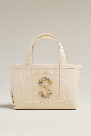 Maeve The Hartley Monogram Mini Canvas Tote by Maeve