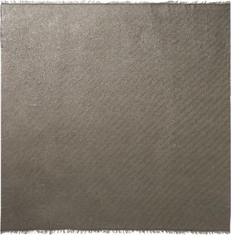 PESERICO metallic fringed scarf - Brown