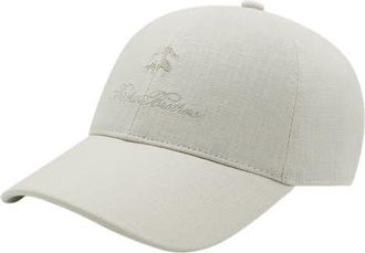 Amicale Cashmere Linen Baseball Hat in Stone at Nordstrom