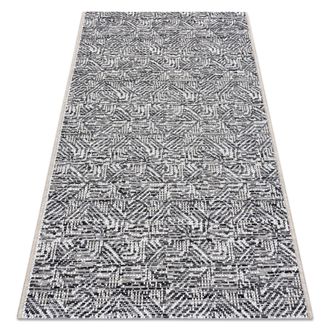 RugsX Rugsx - Alfombra Color 47373960 Sisal Laberinto Gris / Beige Beige 200x290 Cm