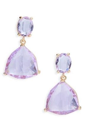 Cara Glass Drop Earrings in Lilac at Nordstrom Rack