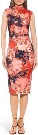 Alexia Admor Jan Bodycon Dress in Pink Paisley at Nordstrom Rack, Size X-Small