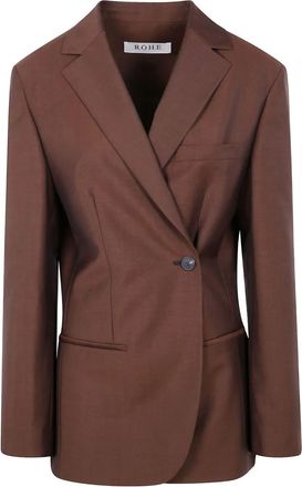 R&oacute;he Blazer Dual Tone Piqu&eacute; Overlap - Marrone