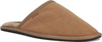 Dune London Hugo Boss Mens Home Slip - Slippers - Beige - Size UK 11
