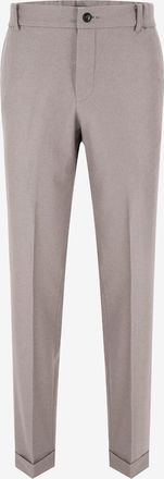 Fedeli Gerade Hose aus hochwertigem Stoff
