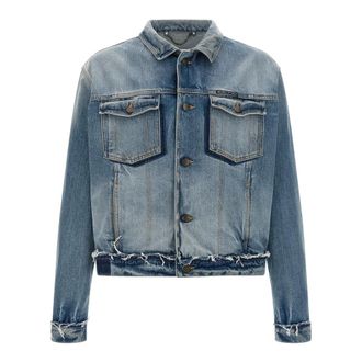 Maison Margiela Heren, Jassen, Blauw, Maat: XL Denim