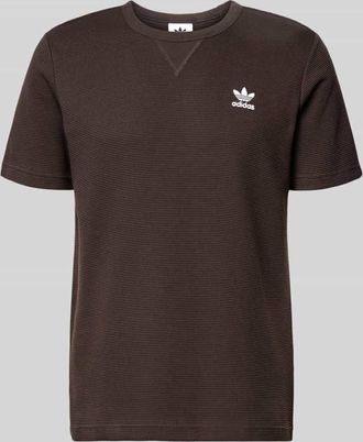 adidas Originals Regular Fit T-Shirt mit Baumwoll-Anteil Modell AUCO in Dunkelbraun, Gr&ouml;&szlig;e XXL