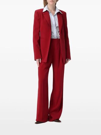 Patrizia Pepe pleated trousers - Red