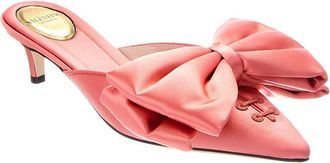 Valentino Yolande 45 Satin Mule