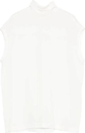 Brunello Cucinelli Mouwloze coltrui - Dames - Coltruien - Beige - S - Truien & Vesten