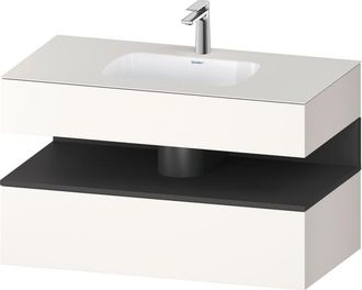 Duravit Qatego Lavabo Encastrado Con Base De Lavabo Consola, - Duravit