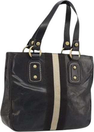 Bally Pre-owned Trellis Handtas - Dames - Vintage Shopper - Bruin - ONE Size - Leer - Vintage