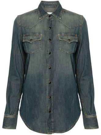 Saint Laurent denim shirt - Blue
