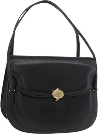 Gucci Pre-owned Shoulder Bags, female, Black, Size: ONE SIZE Pre-owned Vintage Hand Bag