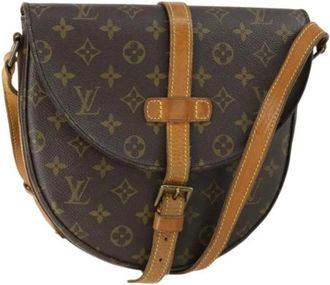 Louis Vuitton Pre-owned Cross Body Bags, female, Brown, Size: ONE SIZE Pre-owned Canvas Cross Body Bag
